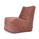 Fotoliu bean bag cărămiziu cu tapițerie din catifea reiată Seat Lounge – SLOWDOWN