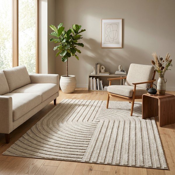 Covor bej 120x170 cm Serenity – ESTE-image-3