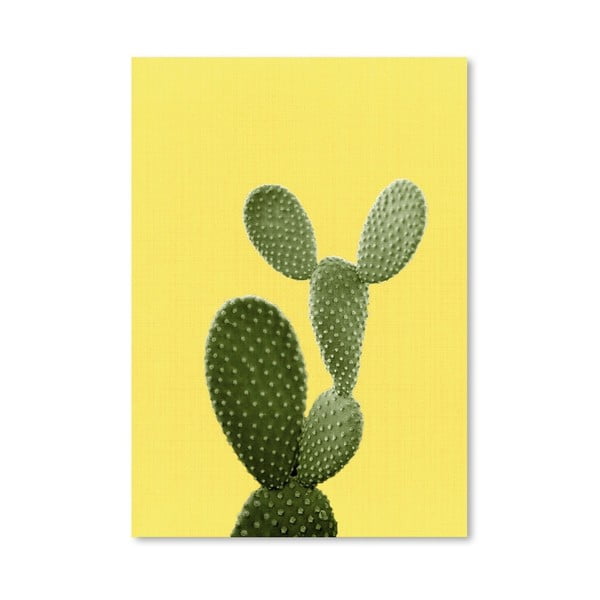 Poster Cactus On Yellow