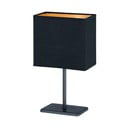 Veioză neagră cu abajur textil (înălțime 30 cm) Kate – Fischer & Honsel