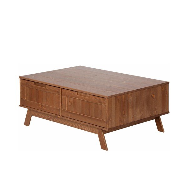 Masă de cafea din lemn Støraa Olly, maro