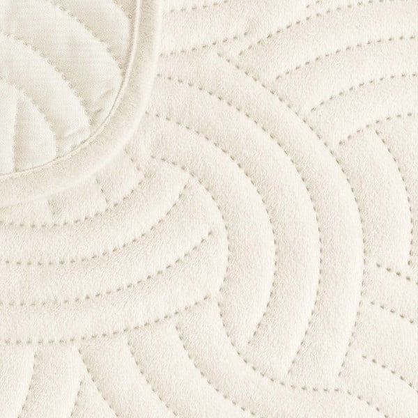 Cuvertură bej din catifea 220x240 cm Solange – douceur d'intérieur-image-4