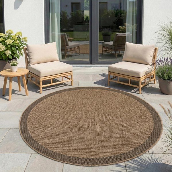Covor pentru exterior și interior rotund ø 160 cm Timber 1402 – Ayyildiz Carpets-image-1