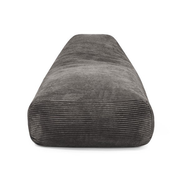 Fotoliu bean bag verde cu tapițerie din catifea reiată Snug 130 – SLOWDOWN-image-2