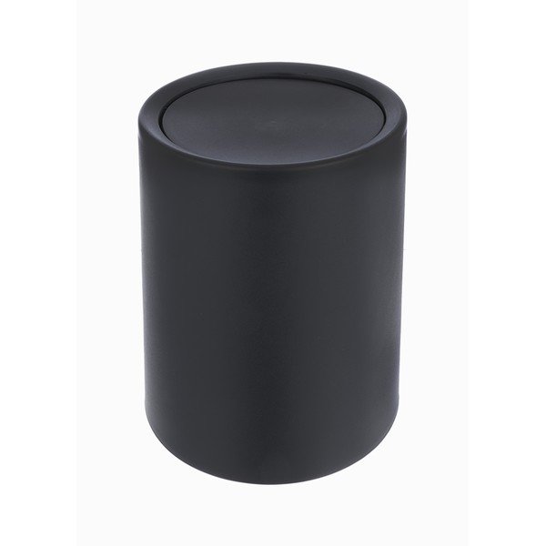 Coș de gunoi negru din plastic 6 l – Orion