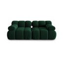Canapea verde cu tapițerie din catifea 188 cm Bellis – Micadoni Home