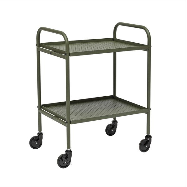 Măsuță de servire cu roți din oțel 37,5x52 cm Maki – OYOY Living Design