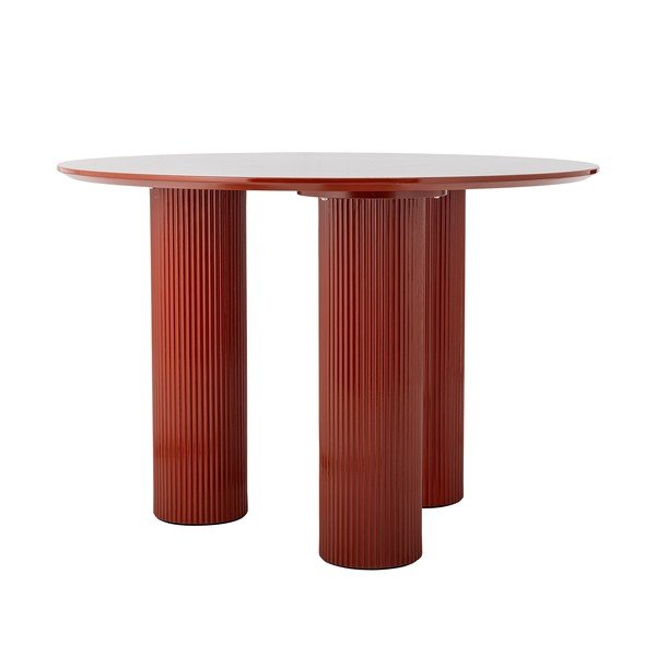 Masă de dining rotundă cu aspect lucios ø 110 cm Della – Bloomingville-image-2