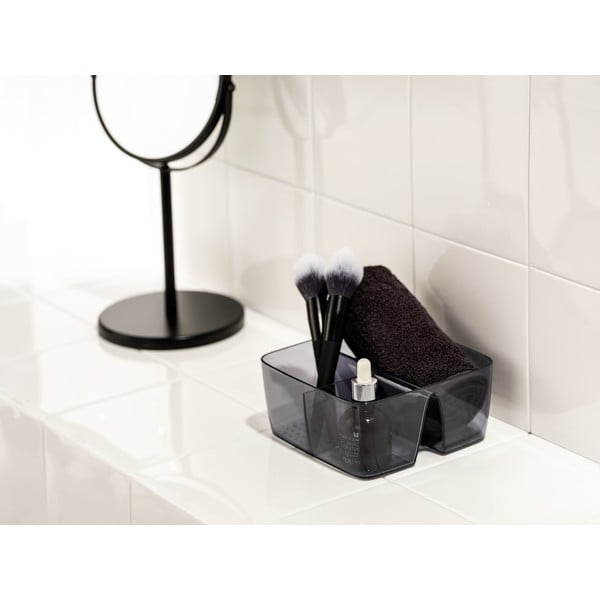 Organizator de baie gri din plastic reciclat San Diego – Wenko-image-1