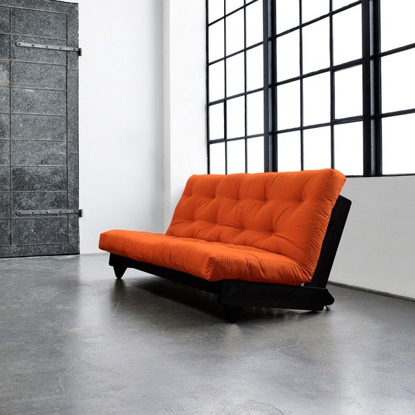 Canapea extensibilă Karup Fresh Wenge/Orange-image-1