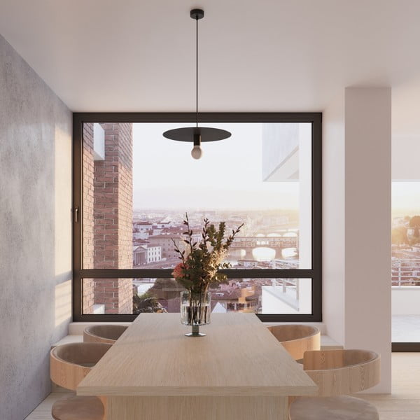 Lustră neagră ø 40 cm Livago – Sollux-image-4