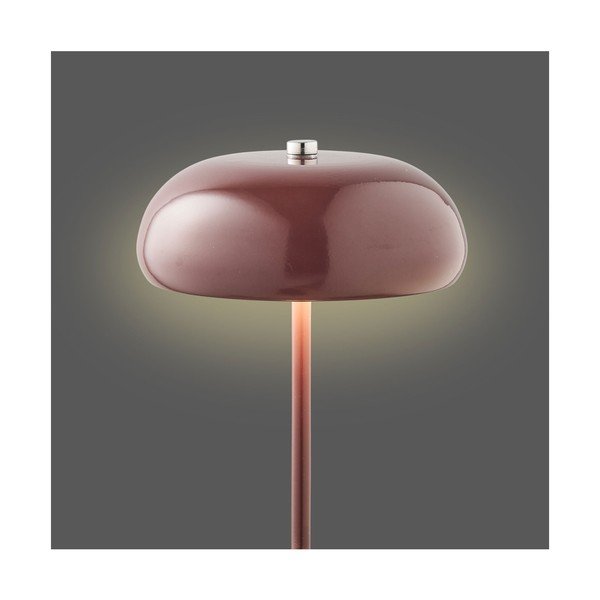 Veioză burgundy din metal (înălțime 23 cm) Margate – House Nordic-image-4