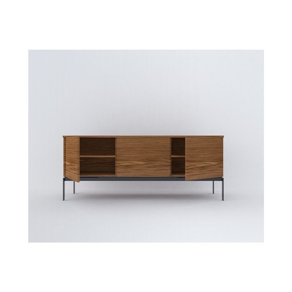 Comodă TemaHome Glaedys, cu aspect de lemn de nuc-image-2