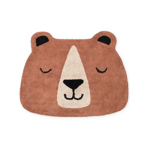 Covor pentru copii maro lavabil/țesut manual din bumbac 101x120 cm Snuggle Benni – Hanse Home