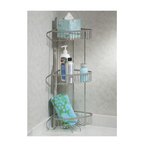 Suport de colț cu 3 rafturi iDesign Forma-image-1