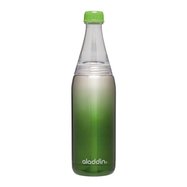 Sticlă termoizolantă cu închidere vacuum Aladdin Fresco Twist&Go, 600 ml, verde