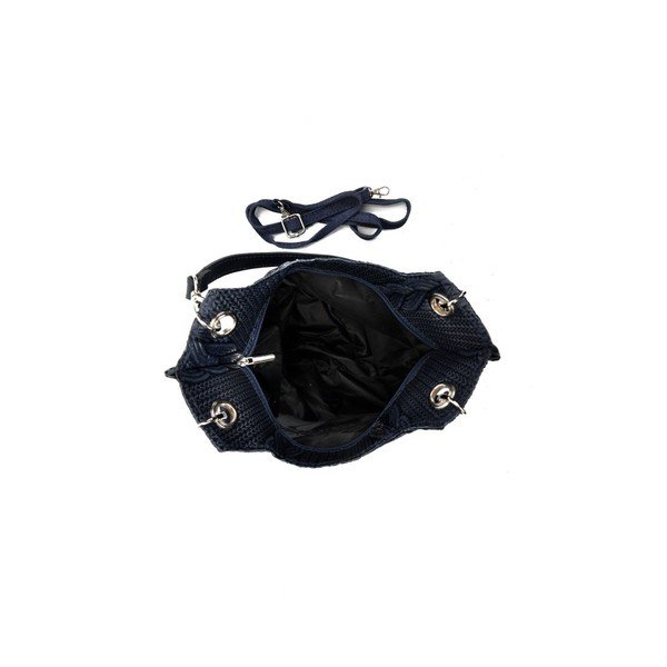 Poșetă din piele Mangotti Elsa, albastru-image-3