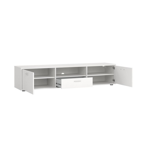 Comodă TV  albă 177x38 cm Media – Tvilum-image-4