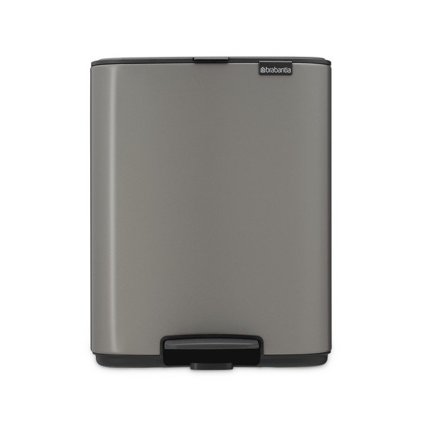 Coș de gunoi gri cu pedală din oțel 12 l Bo – Brabantia-image-4