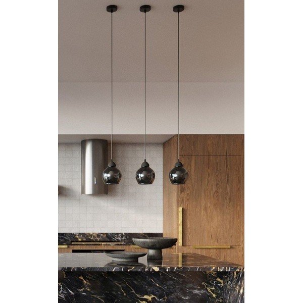 Lustră neagră ø 15 cm Grande – Sollux-image-1