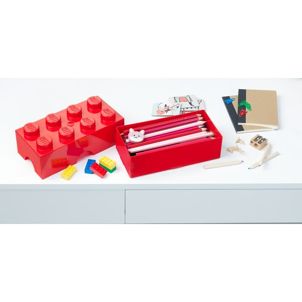 Cutie depozitare LEGO®, roșu-image-1