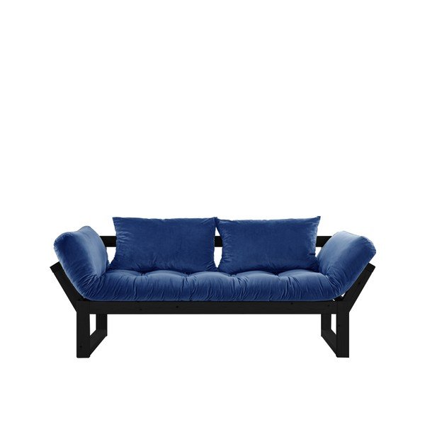 Canapea extensibilă Karup Edge Black/Velvet Navy-image-4