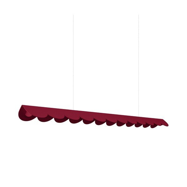Lustră burgundy LED din aluminiu BISCUIT – Thoro