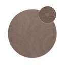 Covor taupe țesut manual rotund din lână ø 150 cm Calmio – Hanse Home