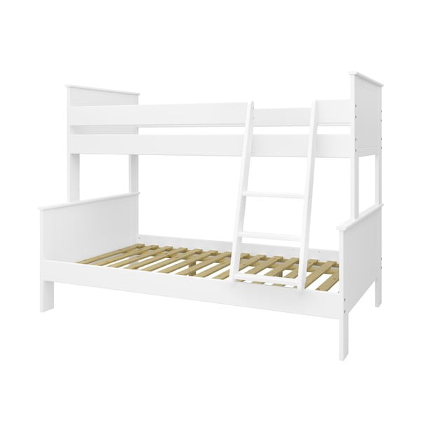 Pat supraetajat alb 120x200/90x200 cm Alba - Tvilum-image-3