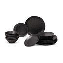 Serviciu de masă 18 buc. din gresie Dark Moon – Bonami Selection