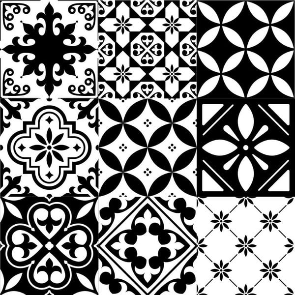 Autocolant pentru podea Ambiance Vanesa, 50 x 50 cm-image-1