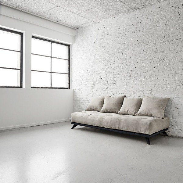 Canapea Senza Black/Light Grey-image-1
