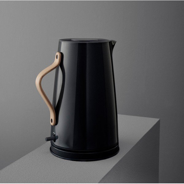 Ceainic electric negru din oțel inoxidabil 1,2 l Emma – Stelton-image-1