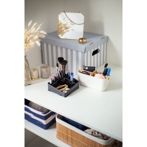 Cutii de depozitare din carton cu capac 2 buc. Stripes – Compactor-image-4