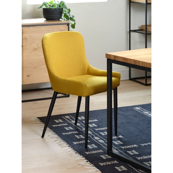 Scaun de dining galben Ontario – Unique Furniture-image-1