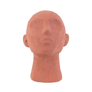 Statuetă decorativă PT LIVING Face Art, înălțime 22,8 cm, portocaliu teracotă
