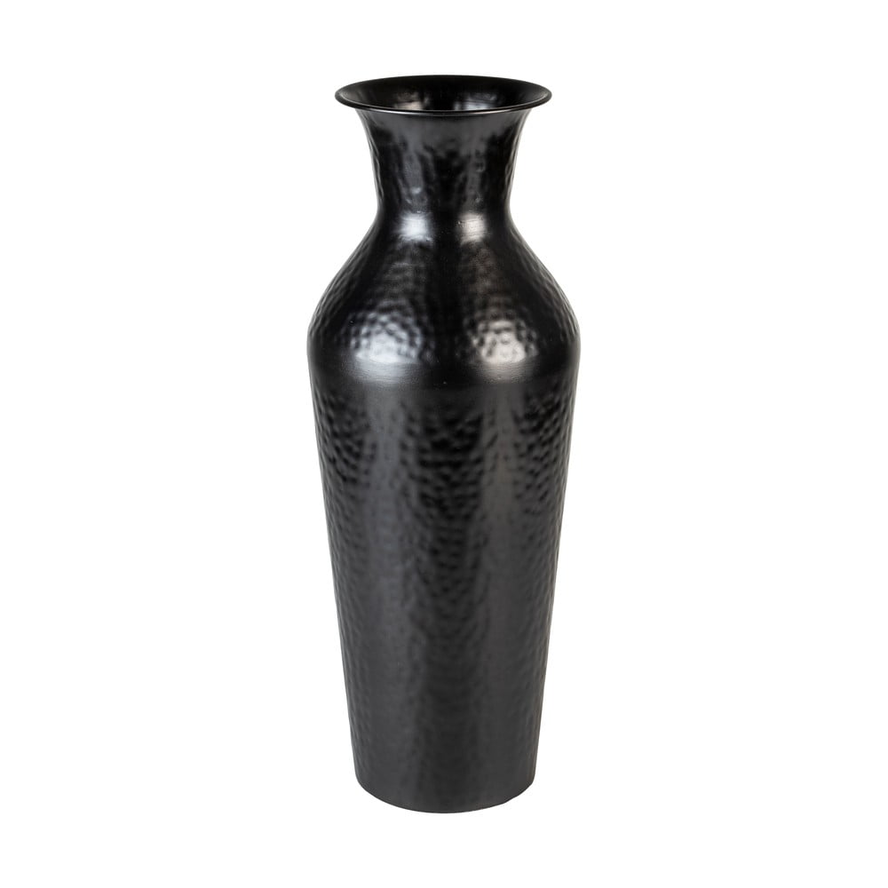 Vază neagră din oțel înaltă (înălțime 49 cm) Dunja – White Label