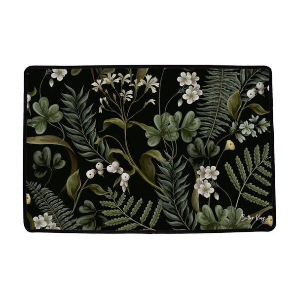 Covoraș de intrare 45x75 cm White and Green Beauty – Butter Kings