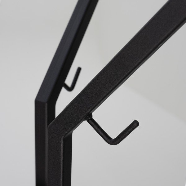 Cuier negru din metal 50x170 cm Jaimy – Spinder Design-image-2