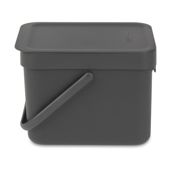 Coș Sort & Go, 6 l, gri-image-3