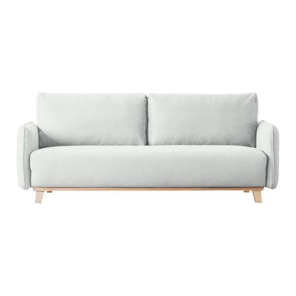 Canapea cu 3 locuri Kooko Home Bebop, gri - alb