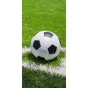 Prosop  pentru copii verde din bumbac 70x140 cm Football – Jerry Fabrics