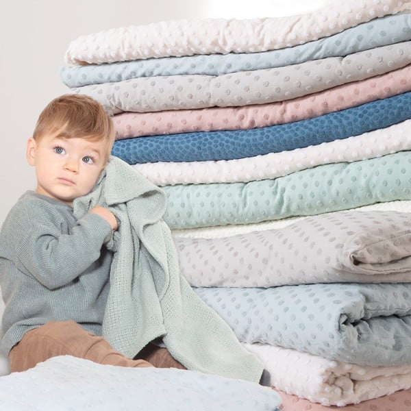 Apărătoare pentru pătuț bej din amestec de bumbac 170 cm Frosty Almond – Roba-image-4