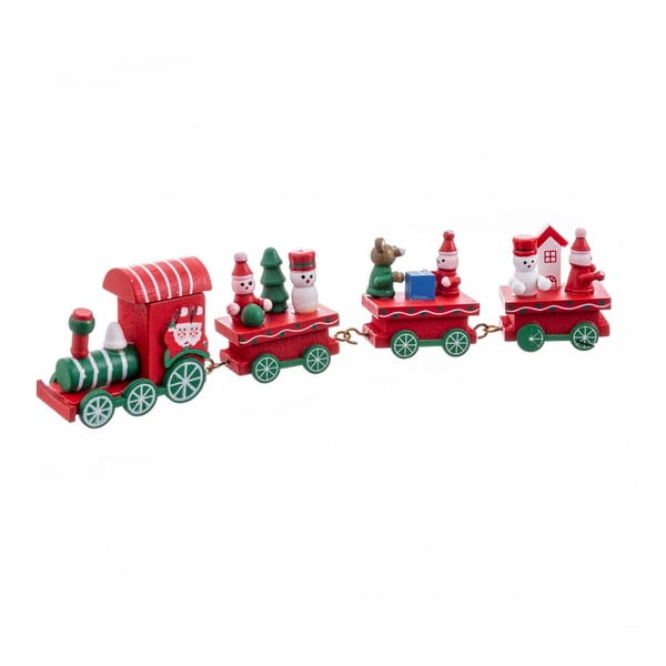 Figurină de Crăciun din lemn (înălțime 7,5 cm) Locomotive – Casa Selección