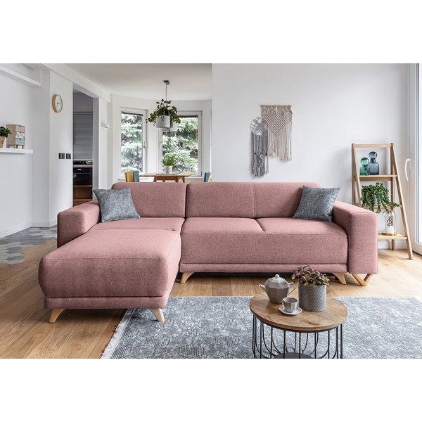 Colțar roz extensibil/cu spațiu de depozitare Classy Sophie – Miuform-image-1