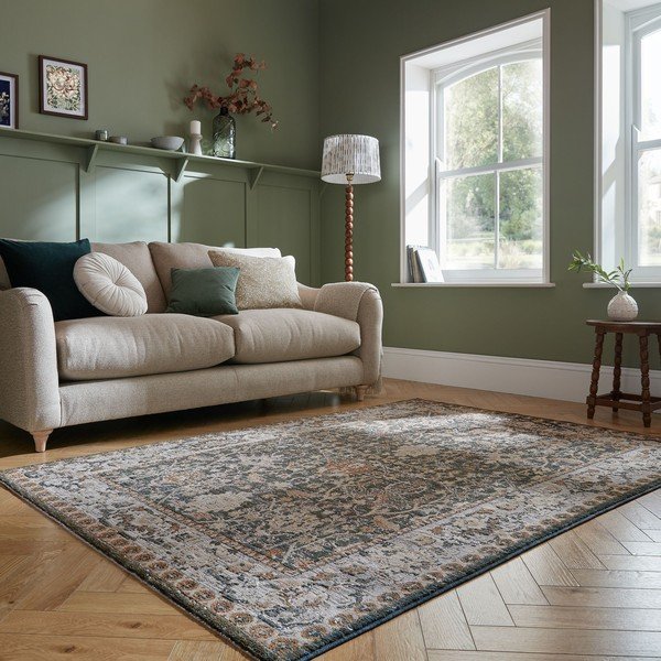 Covor verde 80x140 cm Amelina Vintage – Flair Rugs-image-1