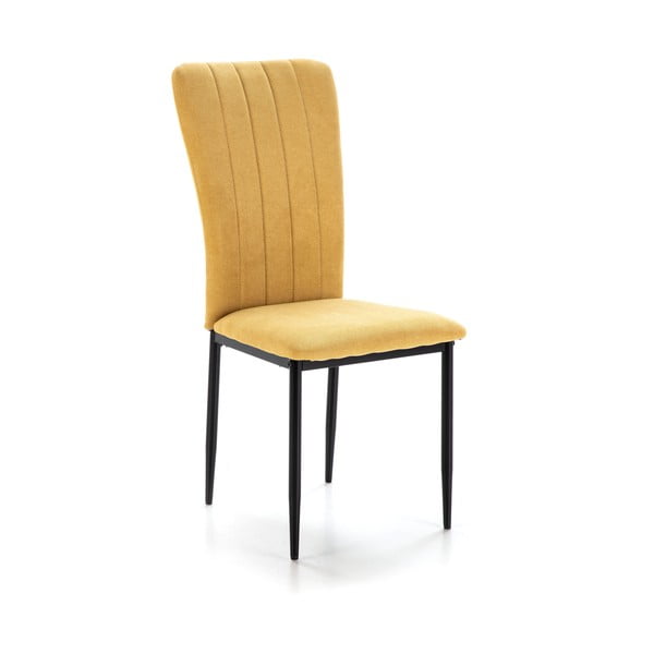 Scaune de dining galben-muștar 4 buc. Holly – Marckeric