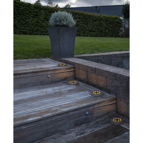 Set de 2 spoturi solare cu LED-uri pentru exterior Star Trading Lawnlight, ø 11 cm-image-1
