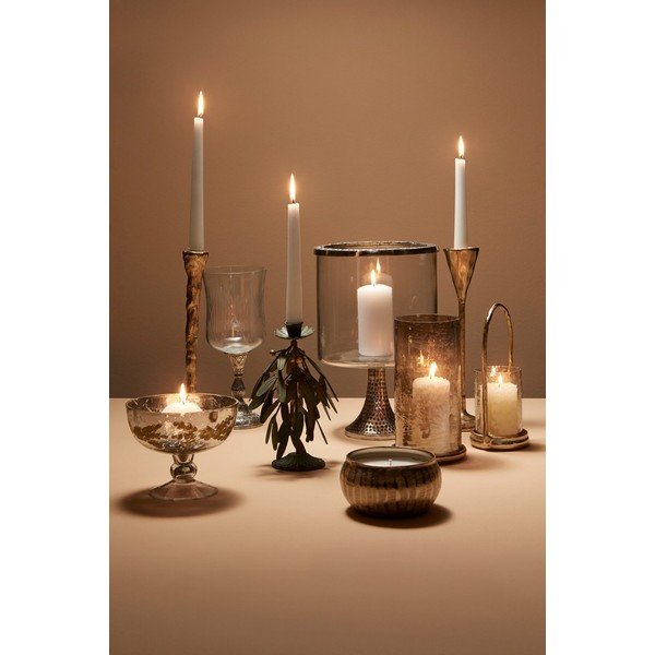 Sfeșnice pentru lumânări pastilă 2 buc. din metal Sagar – Bizzotto-image-3