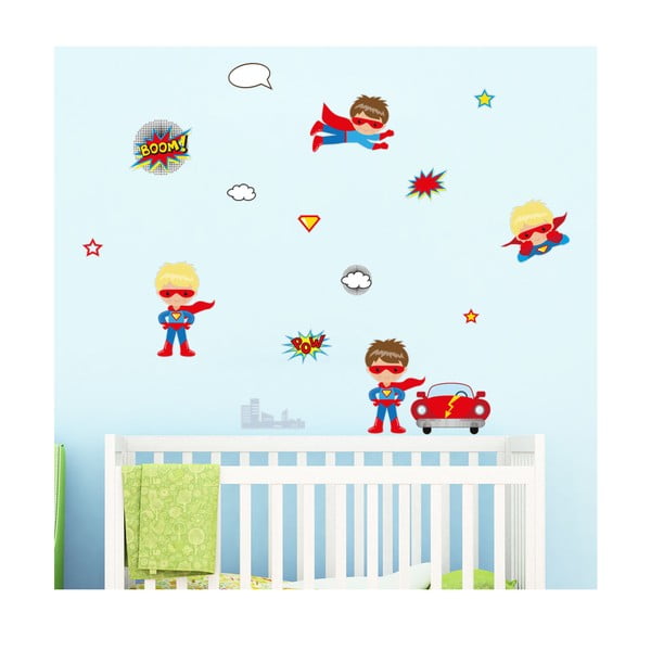 Autocolant camera copiilor Ambiance Super Hero